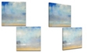 Ready2HangArt 'Coastal Pouring' 2 Piece  Canvas Wall Art Set, 30x30"